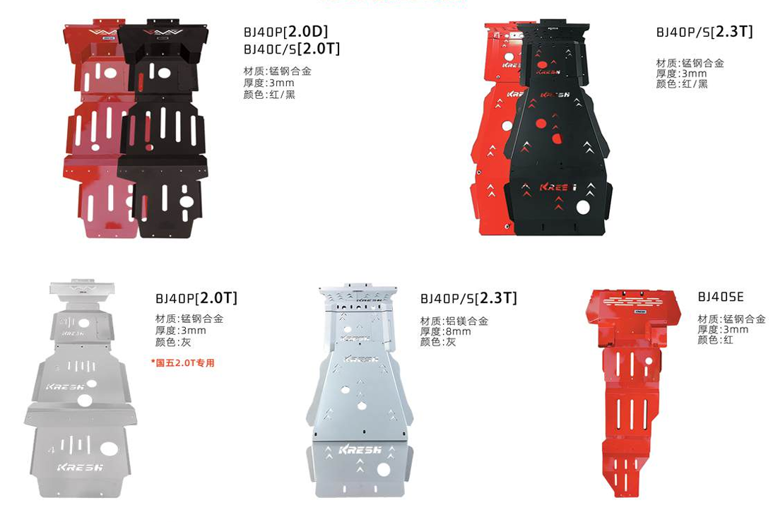  BJ40 Underbody Skid Plate Kit 
